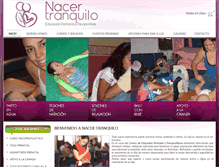 Tablet Screenshot of nacertranquilo.com.mx